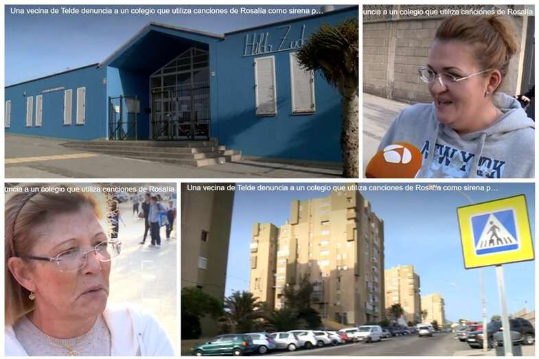 Fotogramas del reportaje divulgado por Antena 3 (Foto TA)